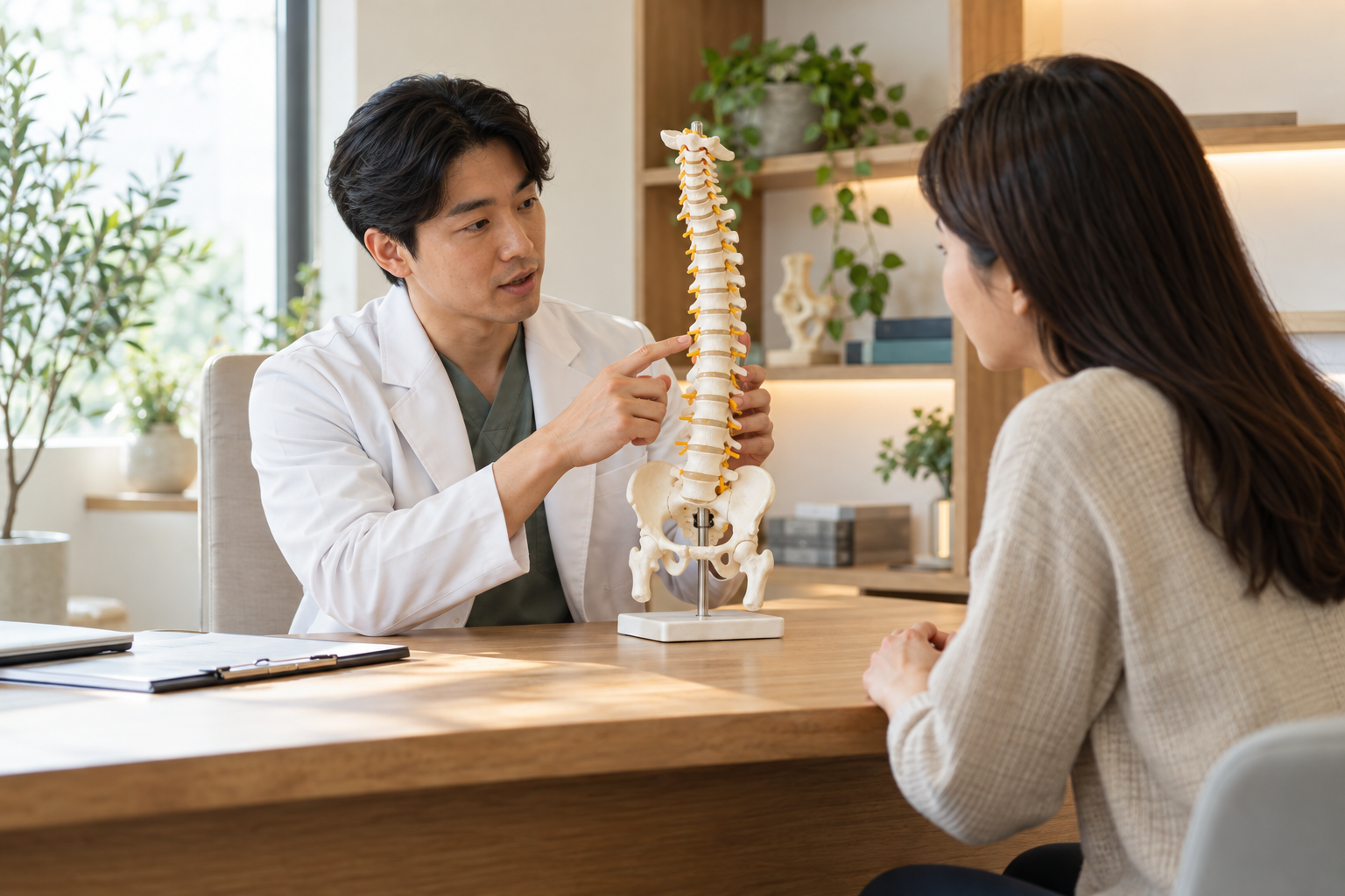 안동 허리통증 한의원 — 허리 상담 자료에 관한 AI 설명용 이미지