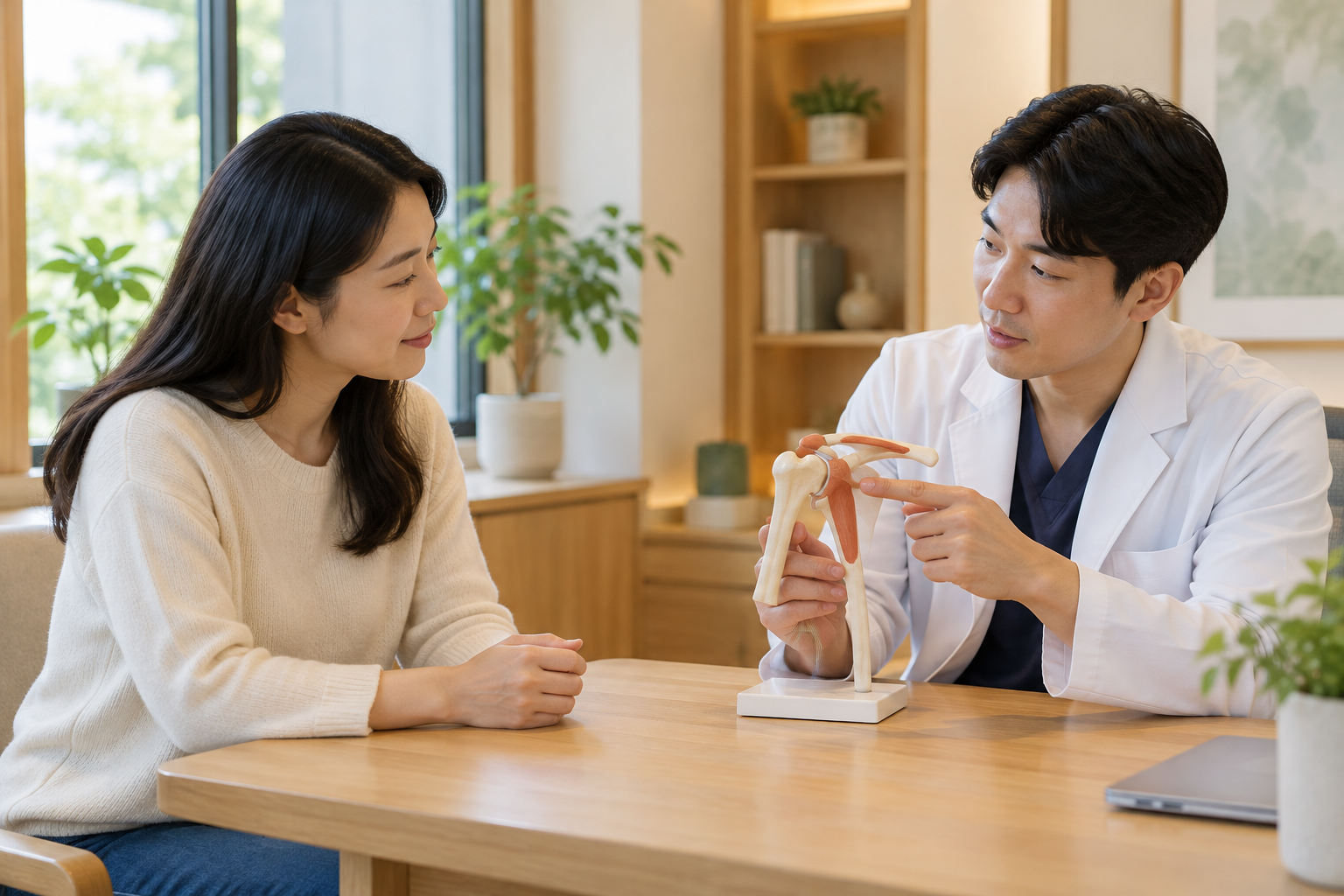 안동 어깨통증 한의원 — 어깨 상담에 관한 AI 설명용 이미지
